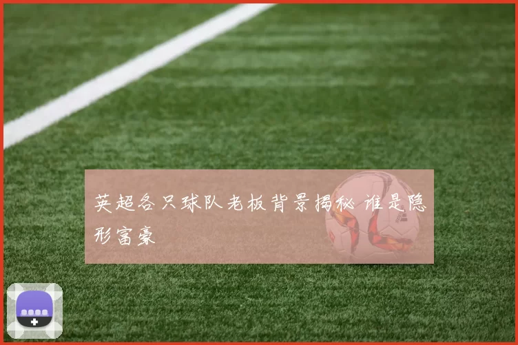 英超各只球队老板背景揭秘 谁是隐形富豪
